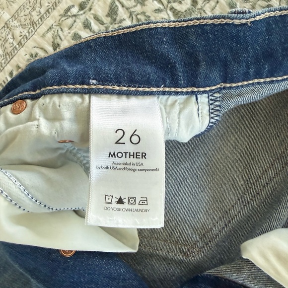 MOTHER The TomCat Roller Flare High-Rise Jeans 27 - Picture 9 of 9